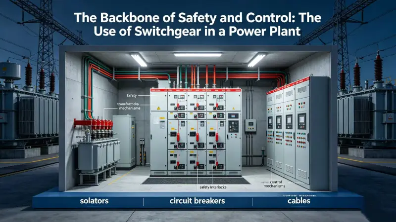 La columna vertebral de la seguridad y el control: el uso de aparamenta en una central eléctrica