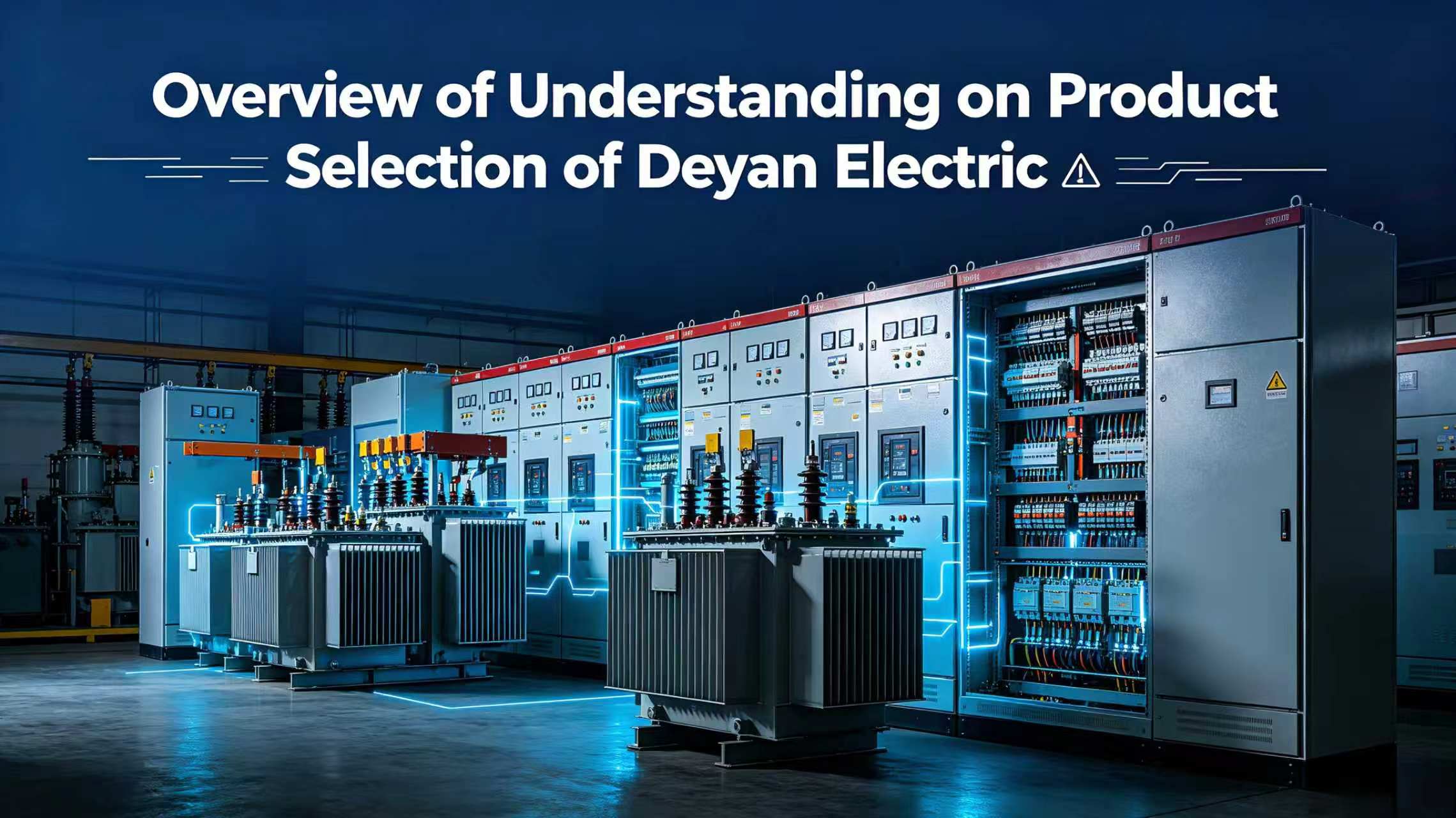 Descripción general del entendimiento sobre la selección de productos de Deyan Electric