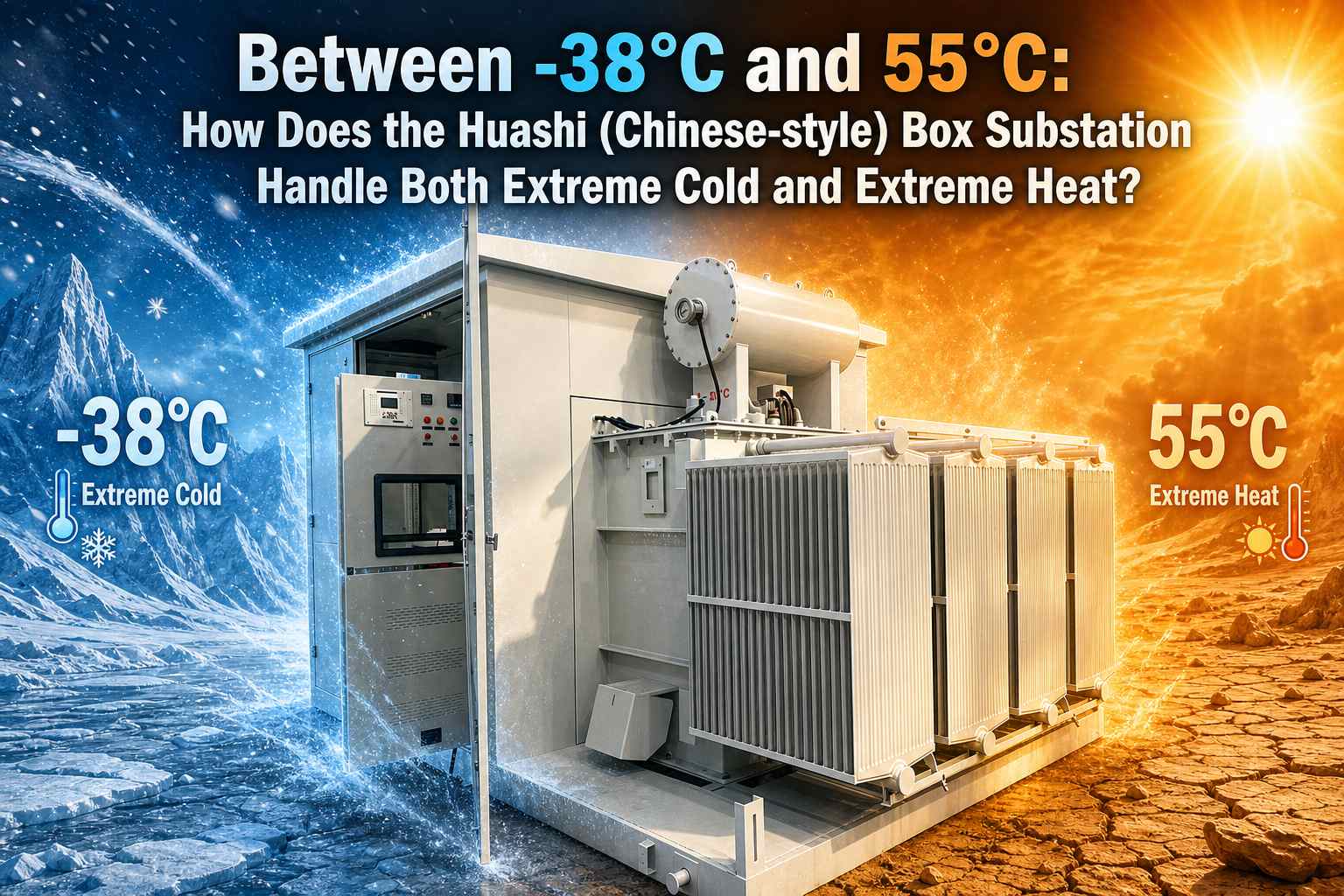 Entre -38°C y 55°C: ¿Cómo funciona la subestación caja Huashi (estilo chino)?